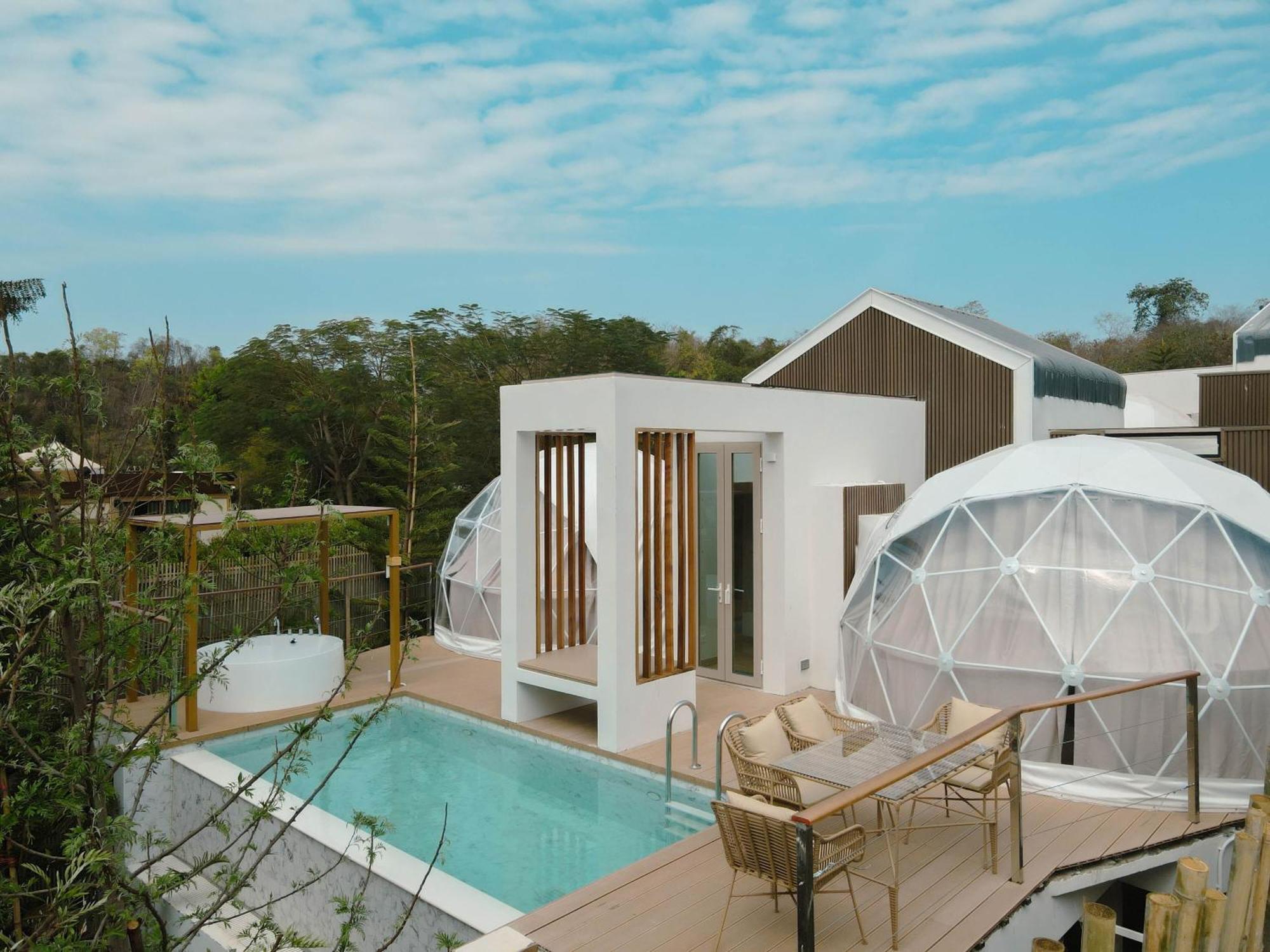 The X10 Nordic Tent And Glamping Pool Villa Khaoyai เขาใหญ่ - Sha Certified Ban Thung Sawang Exterior foto