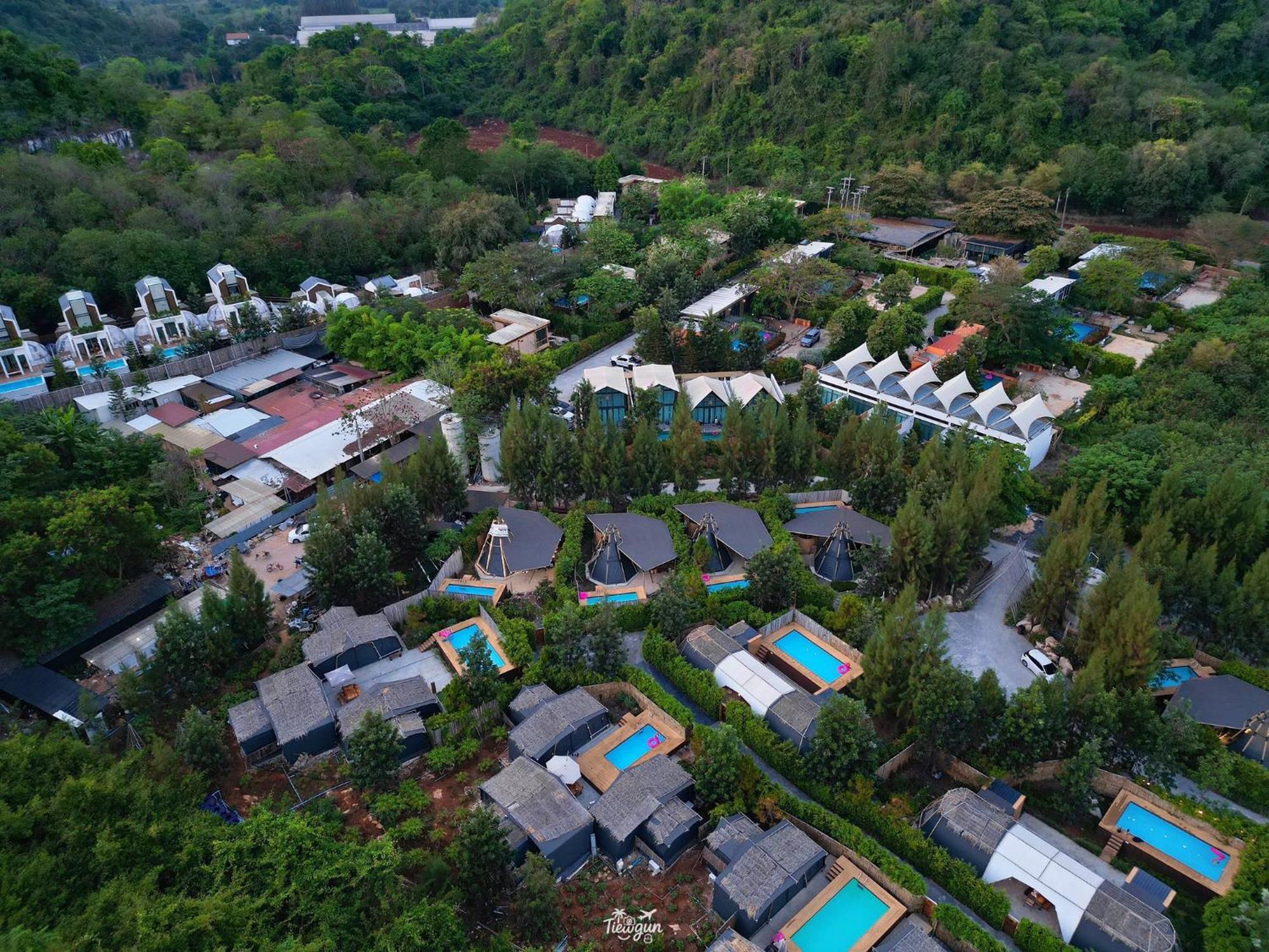 The X10 Nordic Tent And Glamping Pool Villa Khaoyai เขาใหญ่ - Sha Certified Ban Thung Sawang Exterior foto